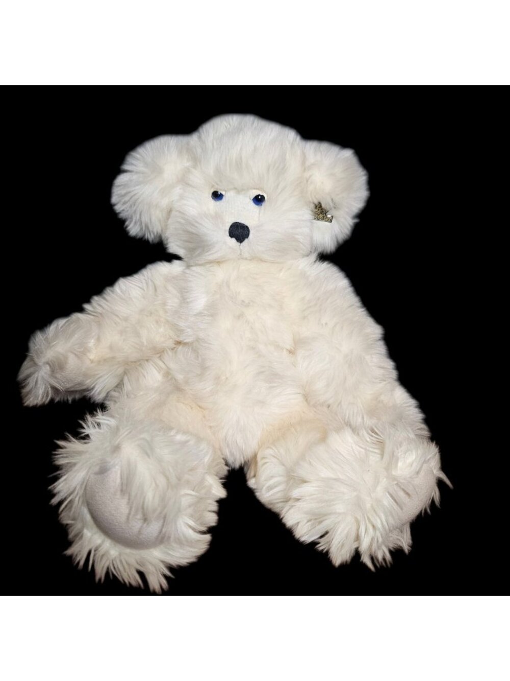CREAM WHITE JOINTED TEDDY BEAR Dream Keeper Annette Funicello 13"